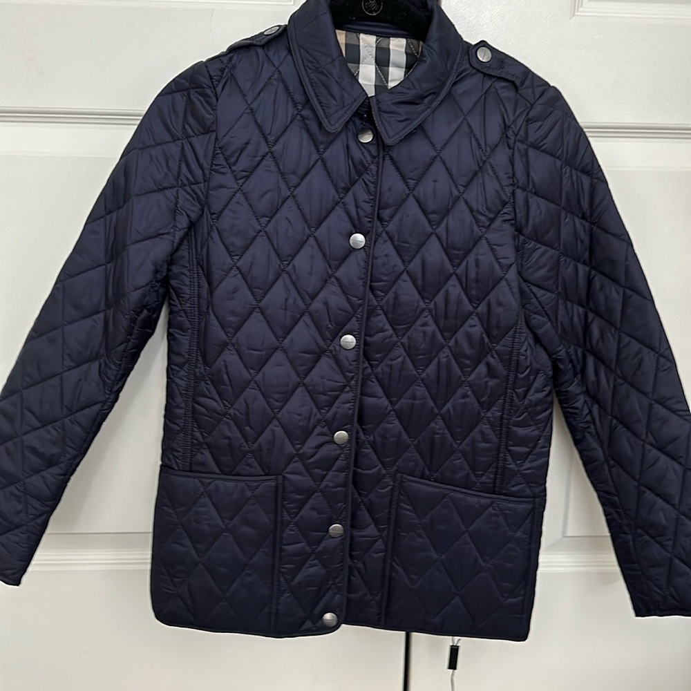 BURBERRY children’s 12Y Navy Military spring jacket